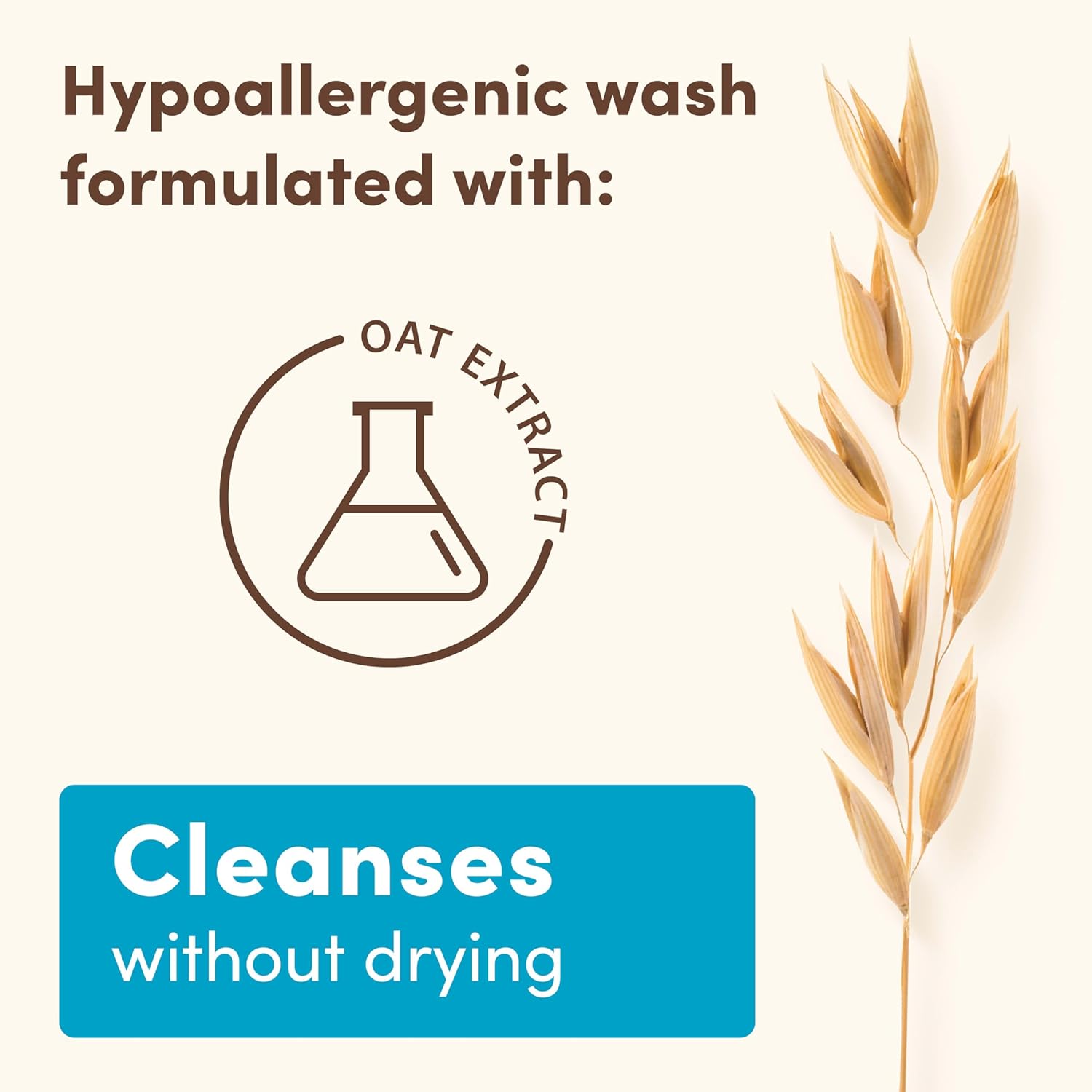 Aveeno Baby Daily Moisture Body Wash & Shampoo with Oat Extract, Hypoallergenic, Tear-Free, No Added Parabens, pH-Balanced Formula For Sensitive Hair & Skin, Baby Essentials, 33 fl oz