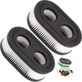 593260 Air Filter 593260 798452 334404 Air Cleaner Cartridge Filter, Lawn Mower Air Cleaner Replacement Filters for 4247 5432 5432k 09P00 09P702 550E 500EX 550EX 625 575EX Series Engine (2Pcs)